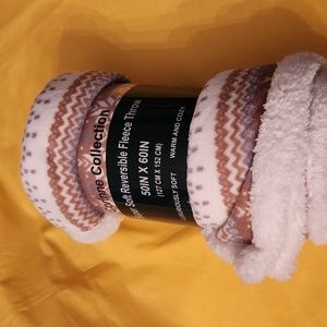 Reversible Fleece Throw